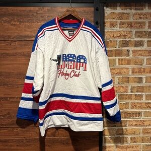 Athletic Sewing Inc. USA Hockey Club #5 Hockey Jersey Men's Size L (9)
